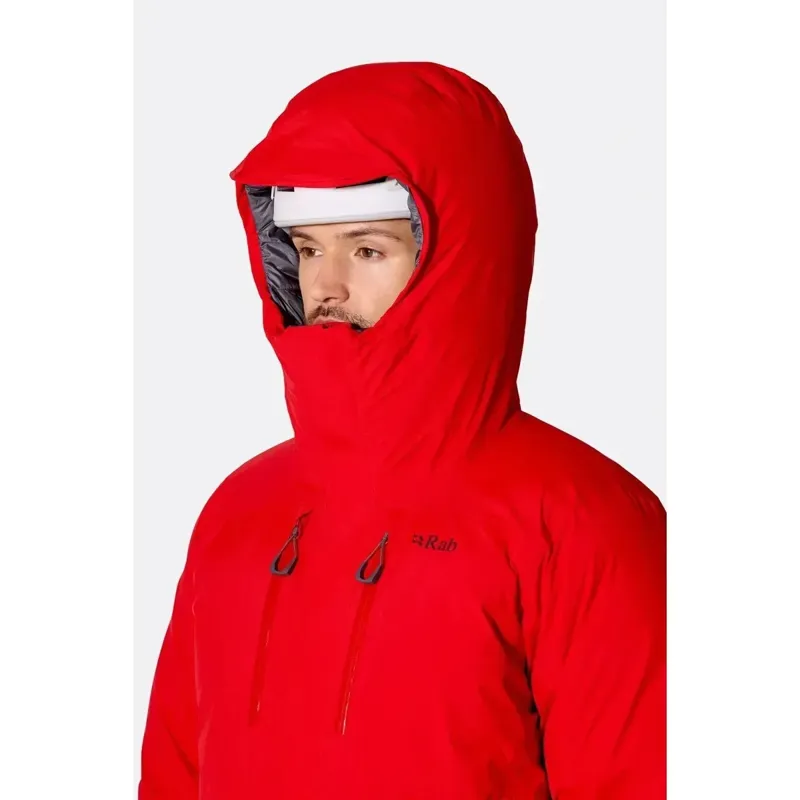Rab Batura Waterproof Men's Down Jacket in Summit Red-7
