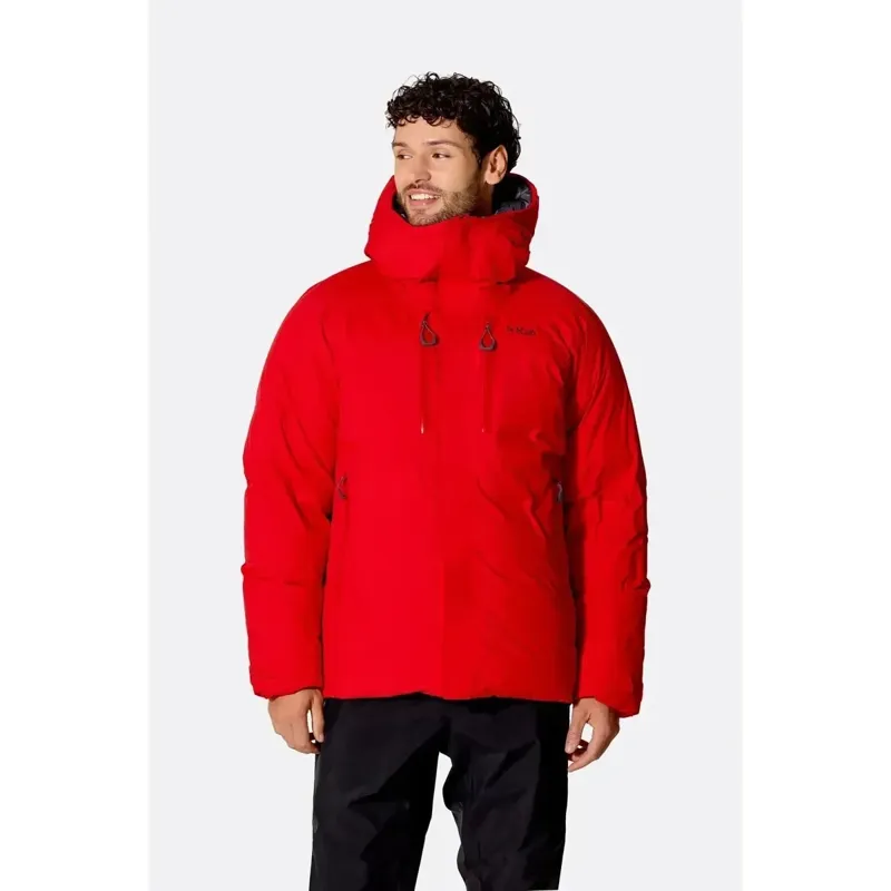 Rab Batura Waterproof Men's Down Jacket in Summit Red-4
