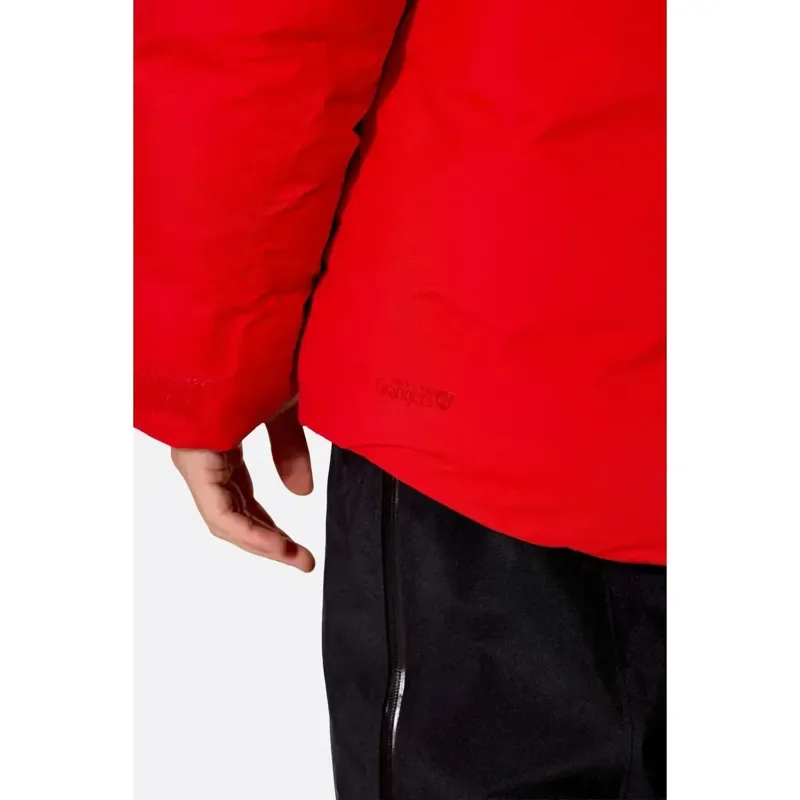Rab Batura Waterproof Men's Down Jacket in Summit Red-12