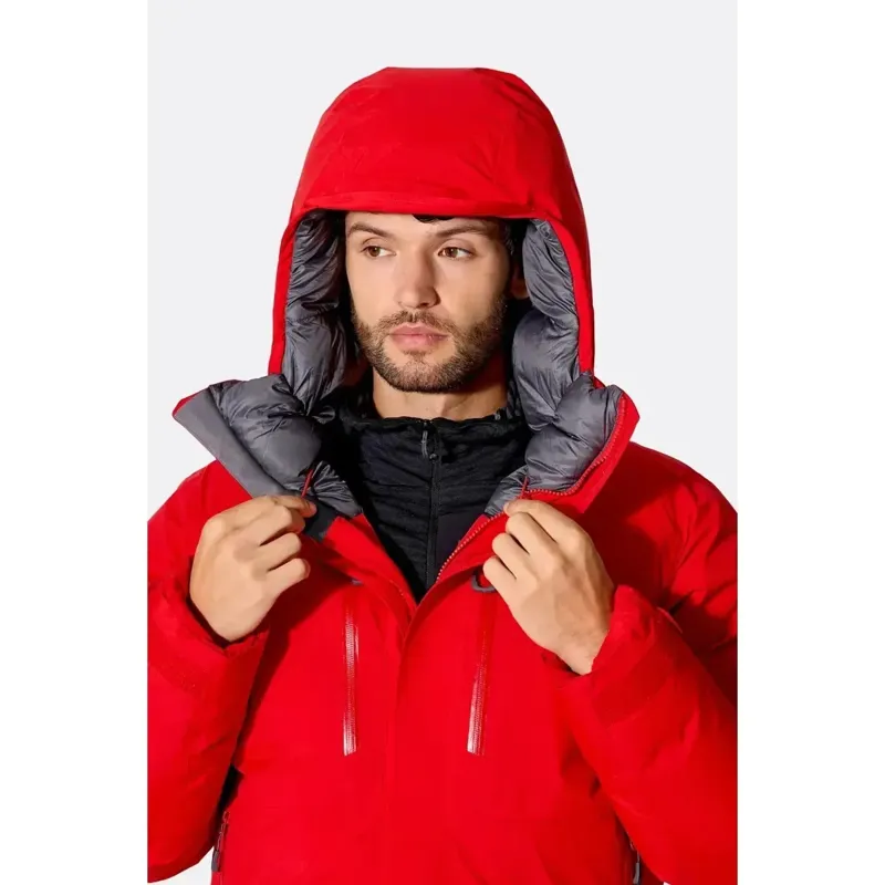 Rab Batura Waterproof Men's Down Jacket in Summit Red-6