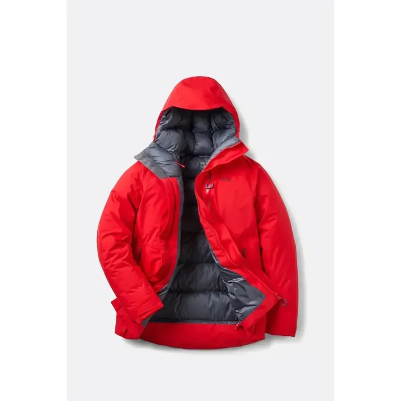 Rab Batura Waterproof Men's Down Jacket in Summit Red-2