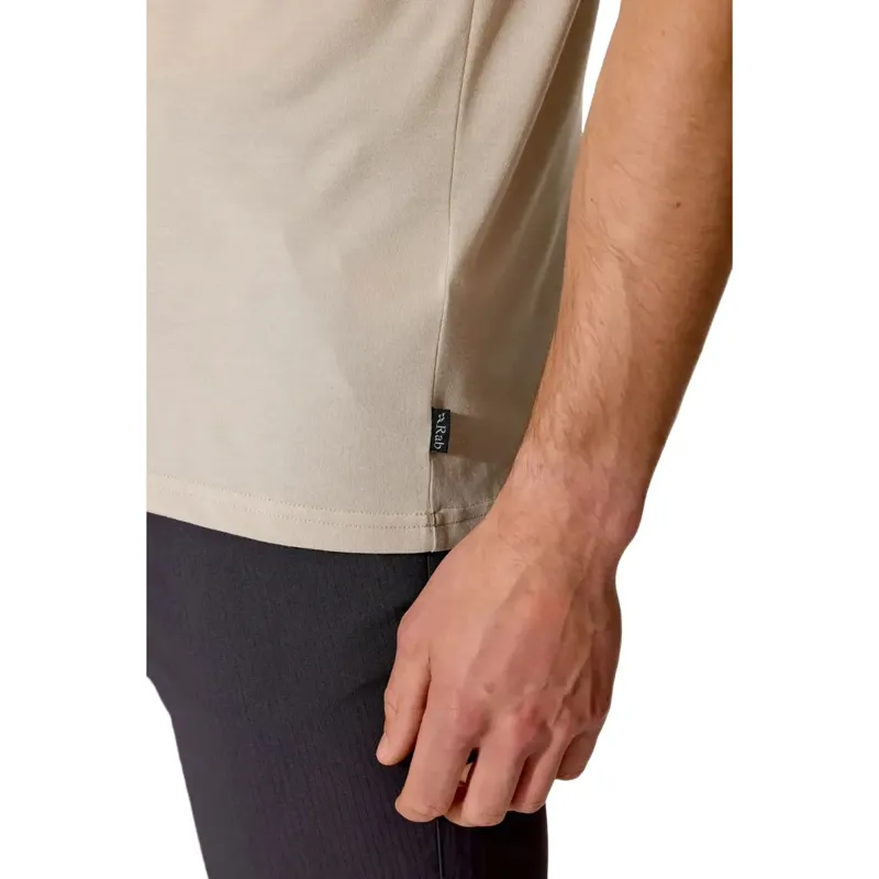 Rab Crimp Esker Men's Tee in Pebble-7