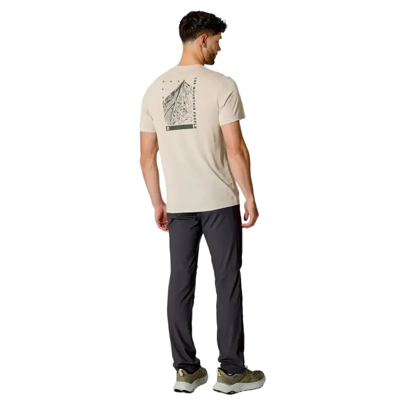 Rab Crimp Esker Men's Tee in Pebble-4