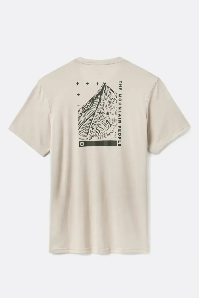 Rab Crimp Esker Men's Tee in Pebble