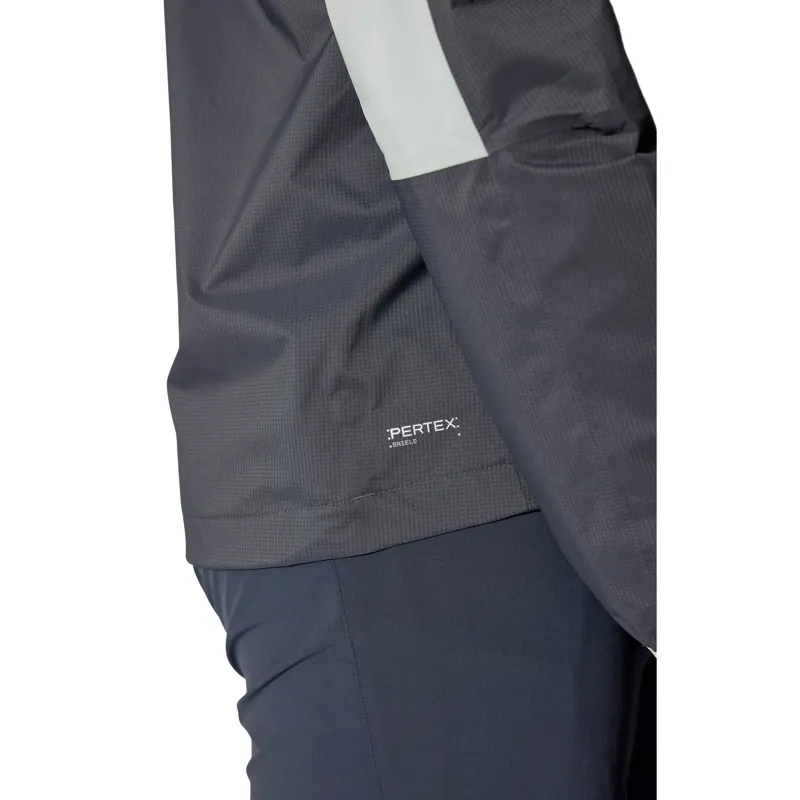 Rab Downpour Trail Light Men's Waterproof Jacket in Light Zinc-Anthracite-9