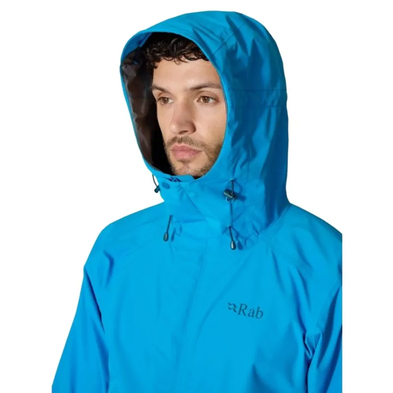 Rab Downpour Waterproof Jacket in Army-4