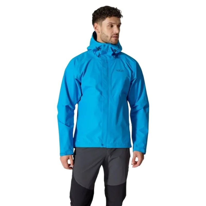 Rab Downpour Waterproof Jacket in Army-2