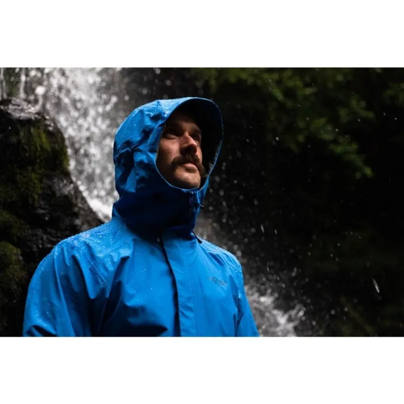 Rab Downpour Waterproof Jacket in Army-11