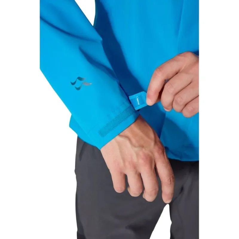 Rab Downpour Waterproof Jacket in Galaxy Blue-6