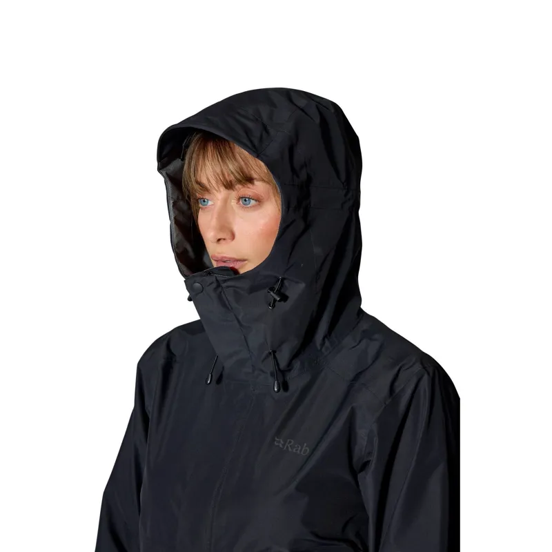 Rab Downpour Women's Waterproof Jacket in Galaxy Blue-7
