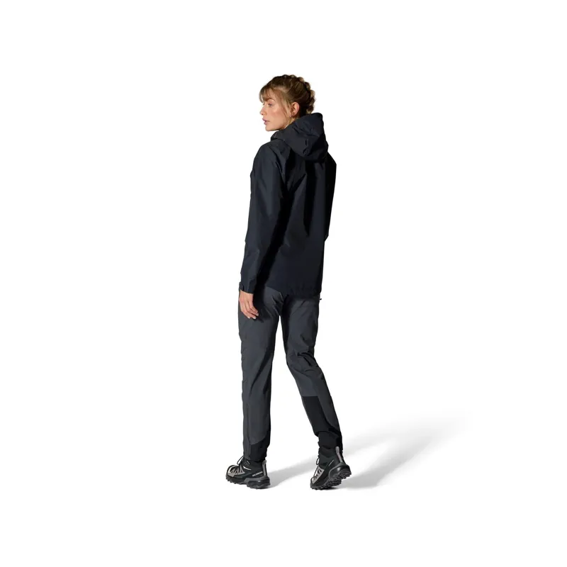 Rab Downpour Women's Waterproof Jacket in Dark Fig Green-11