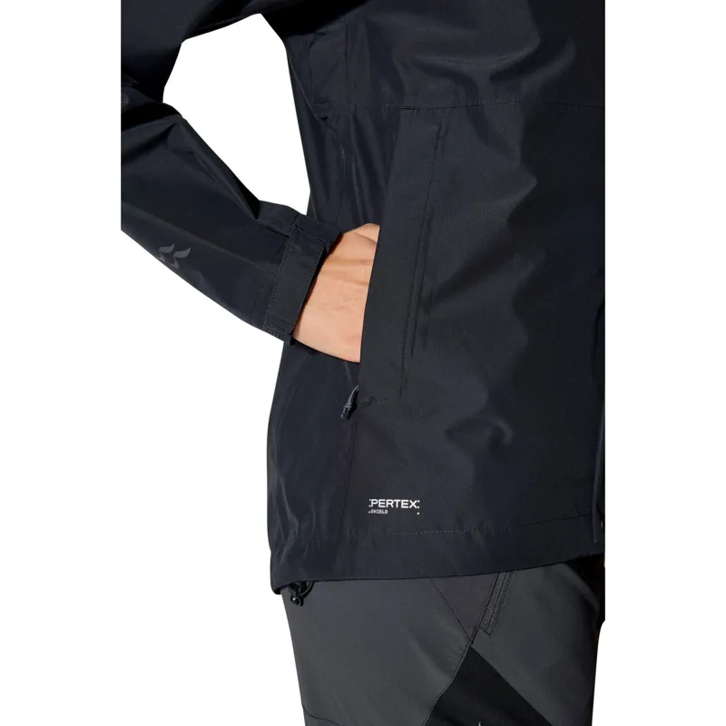 Rab Downpour Women's Waterproof Jacket in Galaxy Blue-6