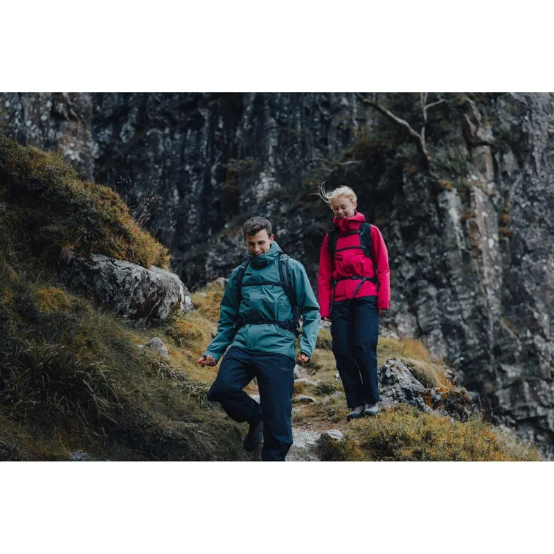 Rab Downpour Women's Waterproof Trousers in Black-11