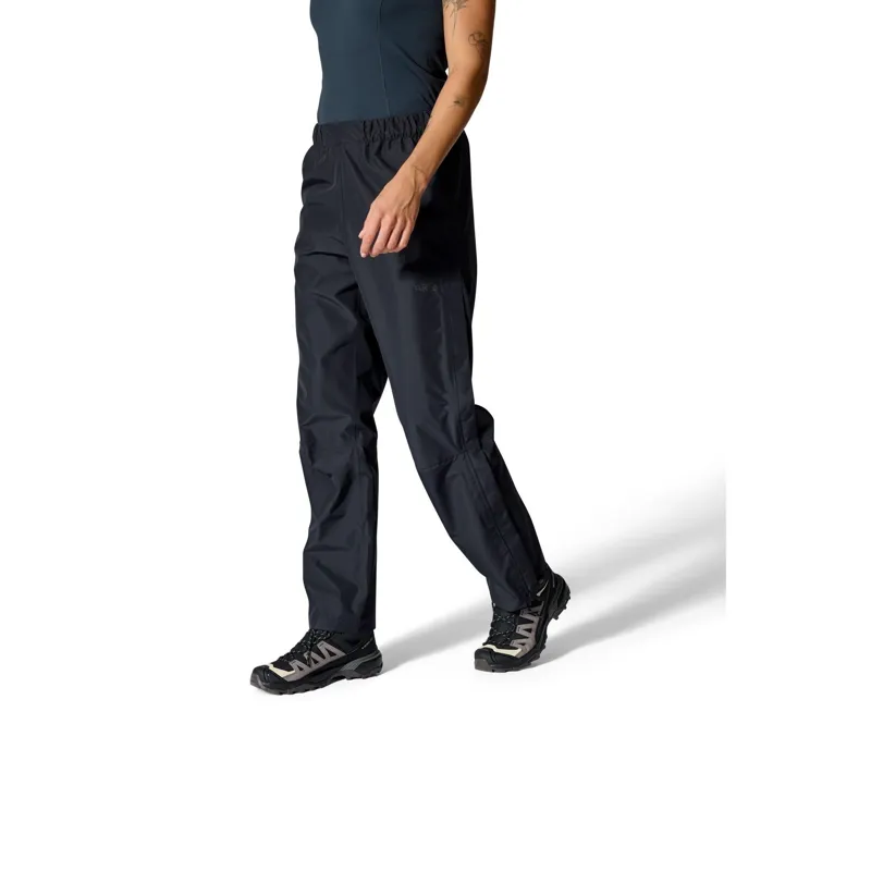 Rab Downpour Women's Waterproof Trousers in Black-2