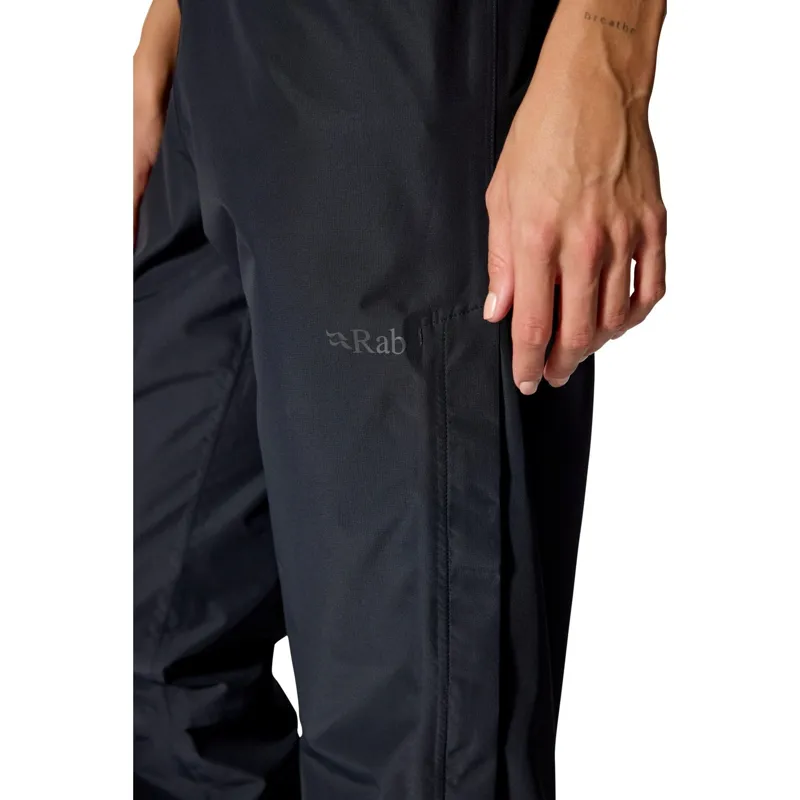 Rab Downpour Women's Waterproof Trousers in Black-5