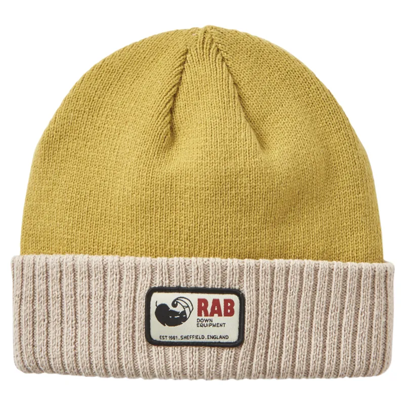 Rab Essential Beanie in Dark Pollen-Pebble
