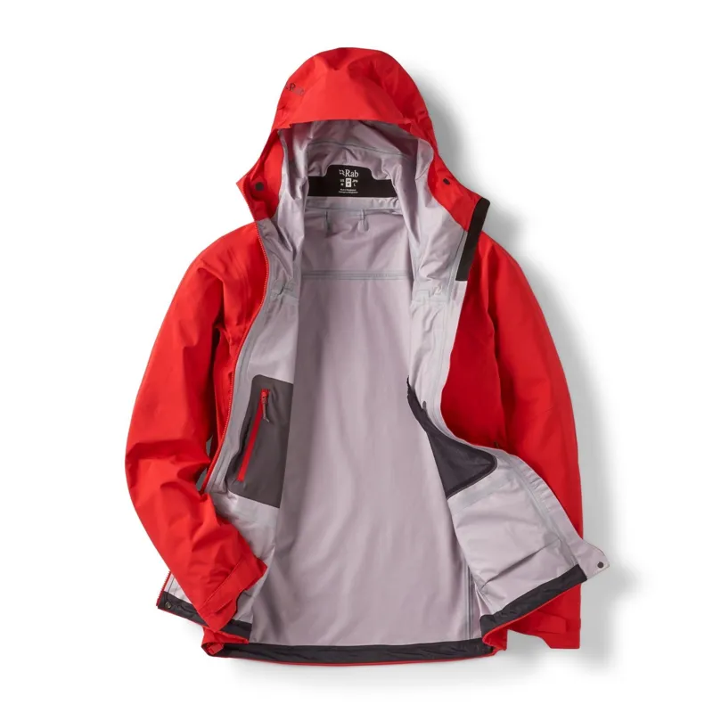 Rab Firewall Guide Men's Waterproof Jacket in Summit Red-2