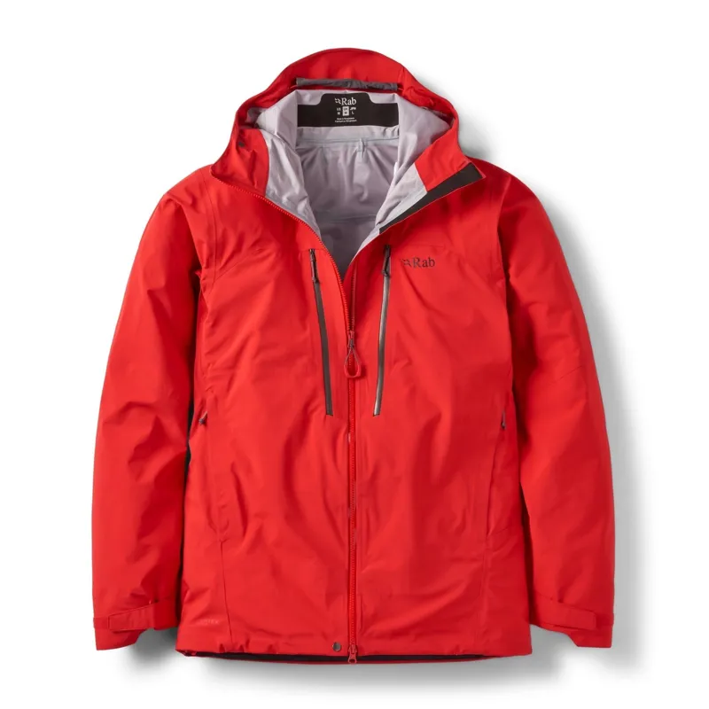 Rab Firewall Guide Men's Waterproof Jacket in Summit Red
