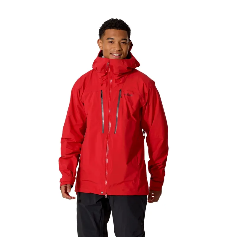 Rab Firewall Guide Men's Waterproof Jacket in Summit Red-3