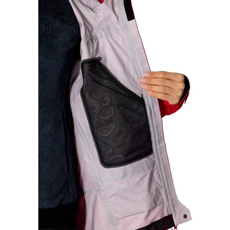 Rab Firewall Guide Women's Waterproof Jacket in Dark Melba-7