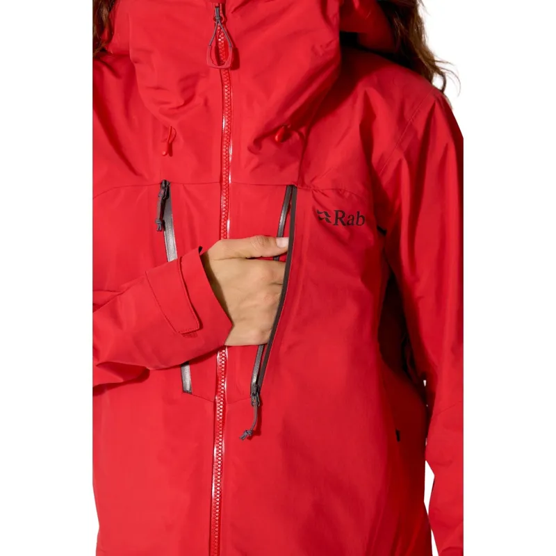 Rab Firewall Guide Women's Waterproof Jacket in Dark Melba-13