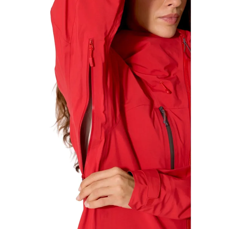 Rab Firewall Guide Women's Waterproof Jacket in Dark Melba-8