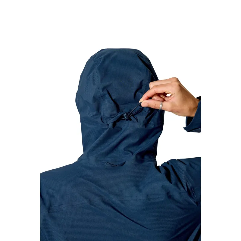 Rab Firewall Light Women's Waterproof Jacket in Tempest Blue-6