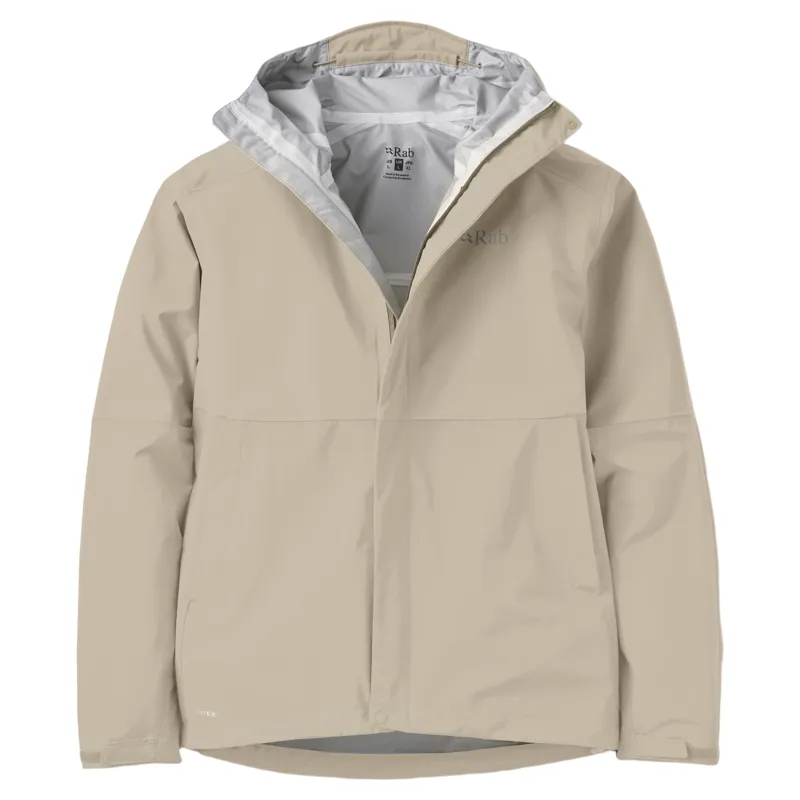 Rab Firewall Men's Waterproof Jacket in Dark Pebble