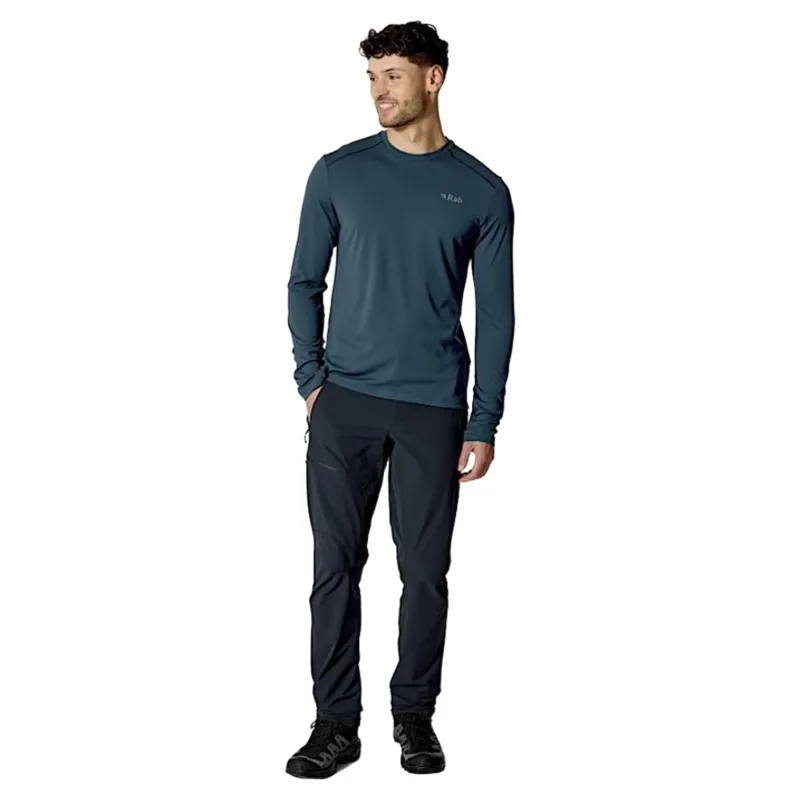 Rab Force Men's LS Tee in Black-3
