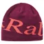 Rab Logo Beanie in Mulberry/Hibiscus
