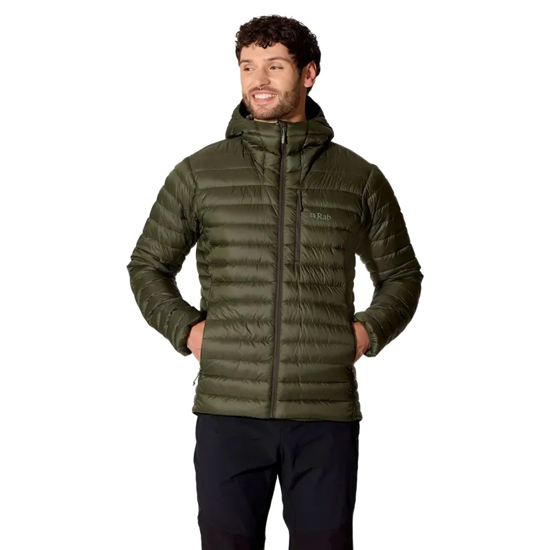 Rab Microlight Alpine Men's Down Jacket in Army-2