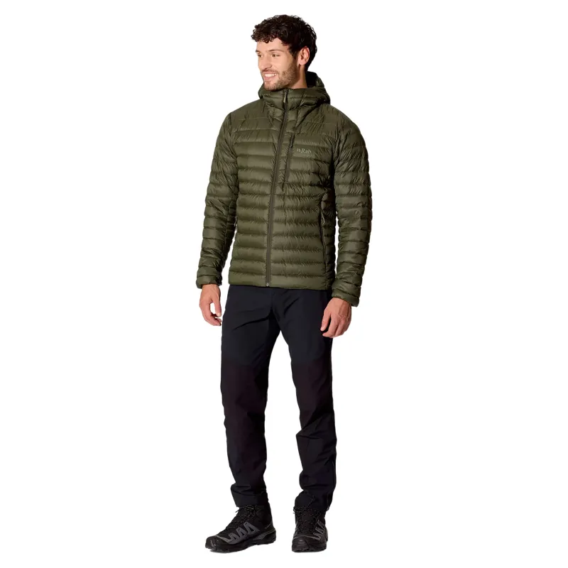 Rab Microlight Alpine Men's Down Jacket in Army-3