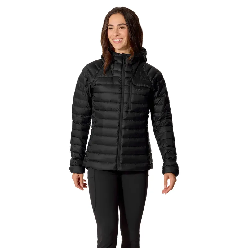 Rab Microlight Alpine Women's Down Jacket in Black-2