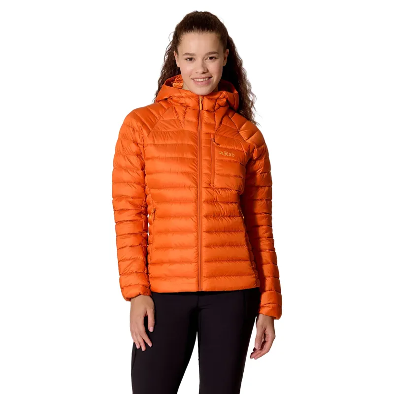 Rab Microlight Alpine Women's Down Jacket in Dark Melba-2