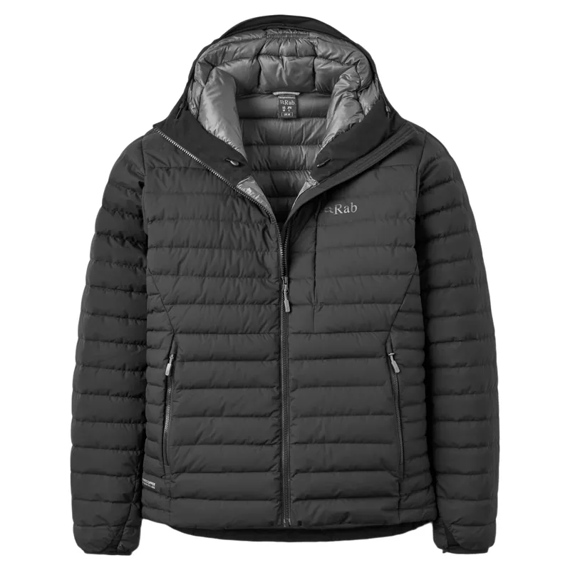 Rab Microlight Windstopper Men's Down Jacket in Black