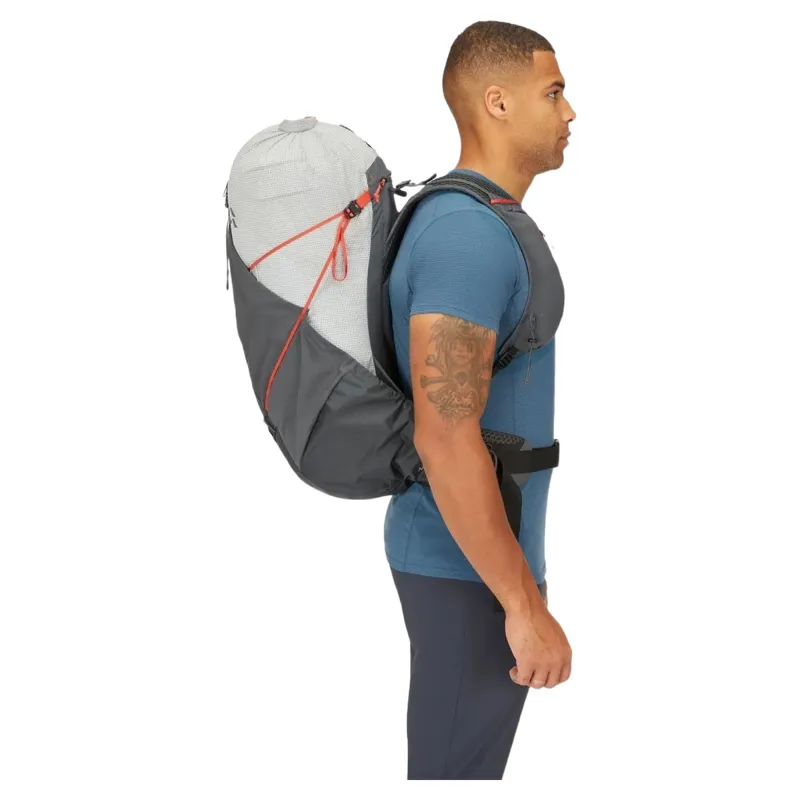 Rab Muon 40L Hiking Pack 40L in Pewter/Graphene-8