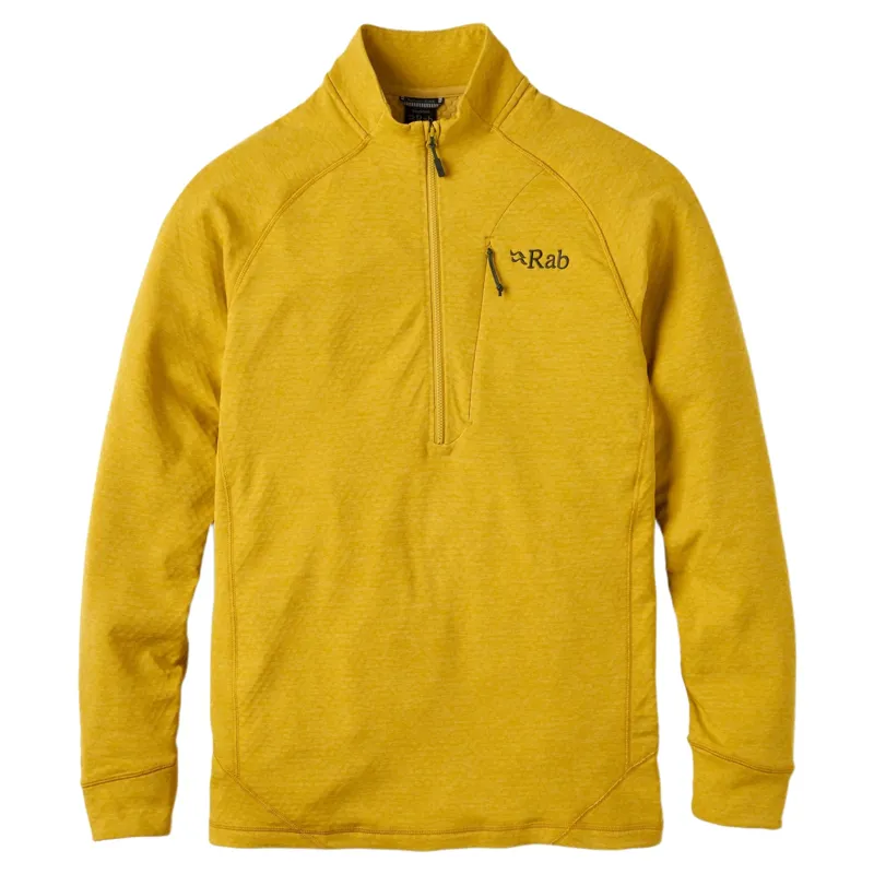 Rab Nexus Pull-On Mens Fleece in Dark Pollen
