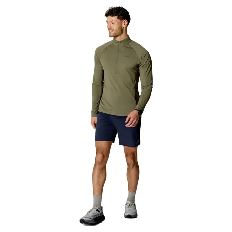 Rab Sonic LS Zip Men's in Beluga-4