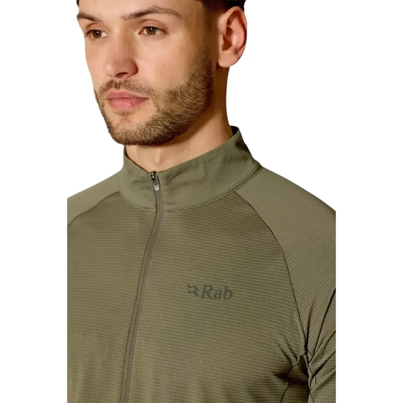 Rab Sonic LS Zip Men's in Beluga-3