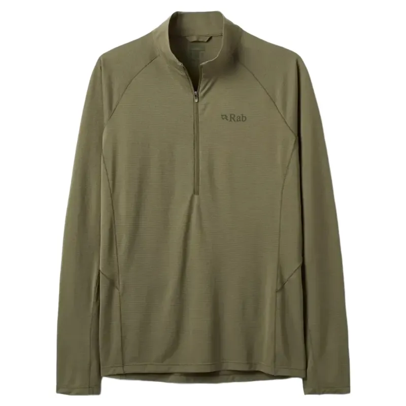 Rab Sonic LS Zip Men's in Light Khaki