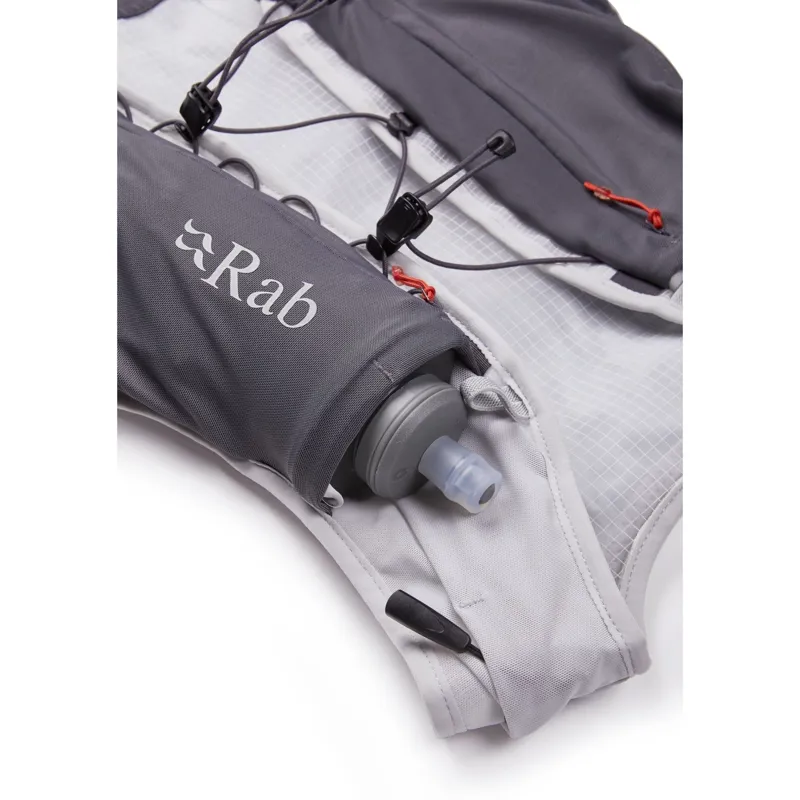 Rab Veil 6L Lightweight Running Vest in Gargoyle/Graphene-10