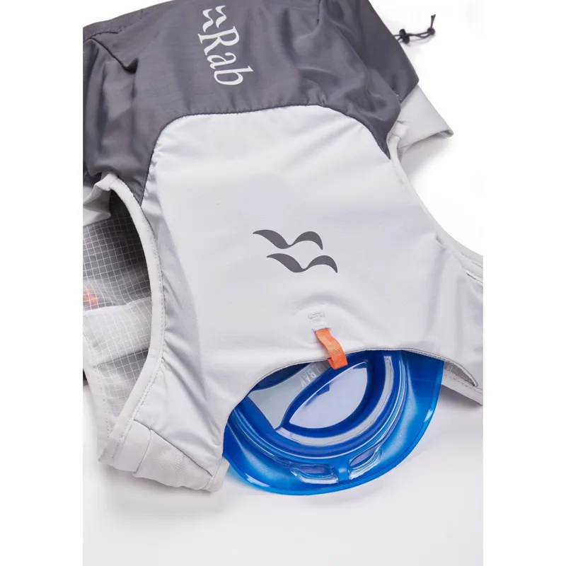 Rab Veil 6L Lightweight Running Vest in Gargoyle/Graphene-7