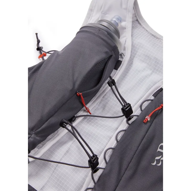 Rab Veil 6L Lightweight Running Vest in Gargoyle/Graphene-8