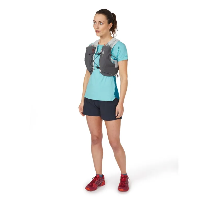 Rab Veil 6L Lightweight Running Vest in Gargoyle/Graphene-5