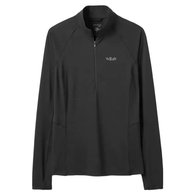 Rab Women's Sonic Long Sleeve Zip in Beluga