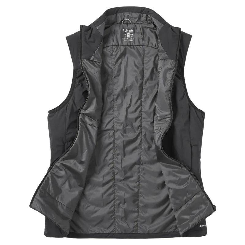 Rab Xenair Insulated Men's Vest in Black-1