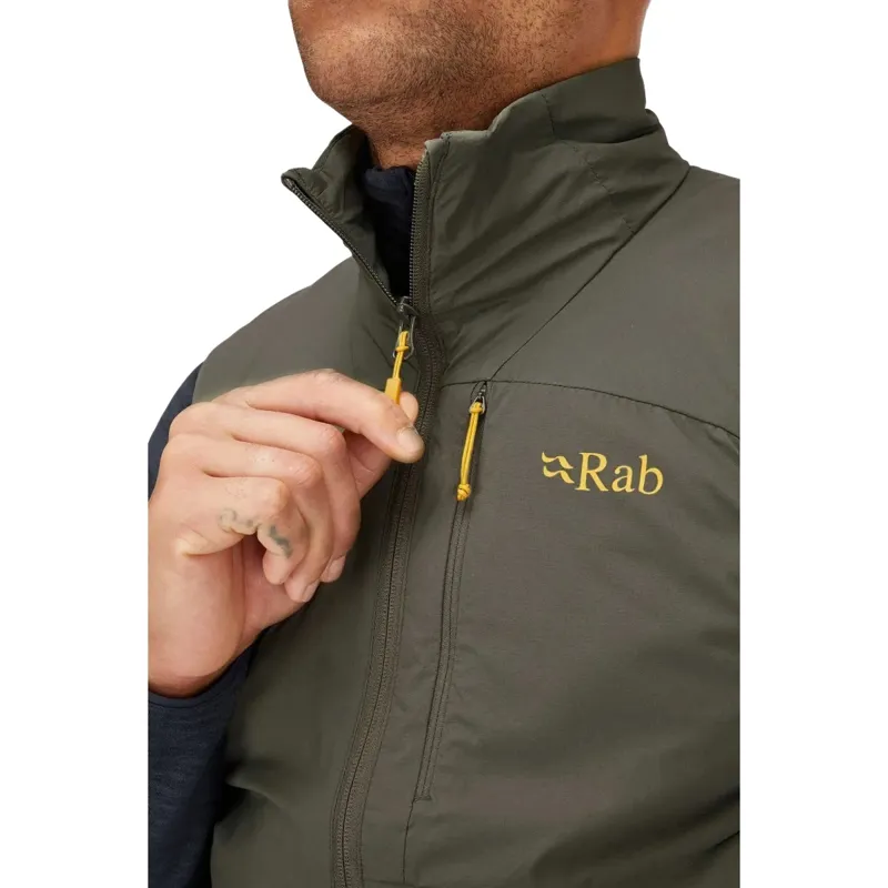 Rab Xenair Insulated Men's Vest in Black-6