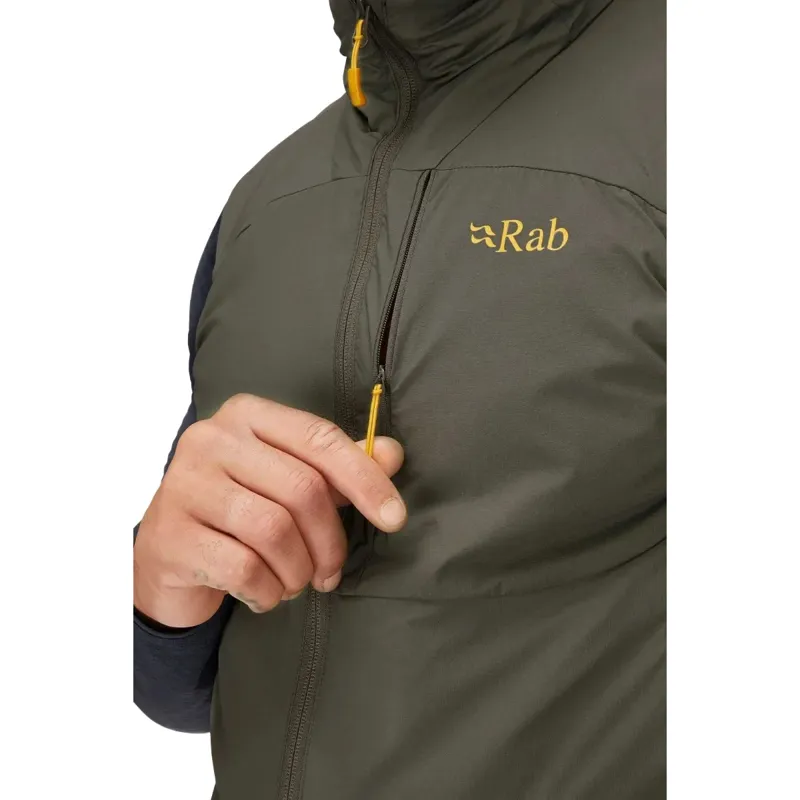 Rab Xenair Insulated Men's Vest in Black-7