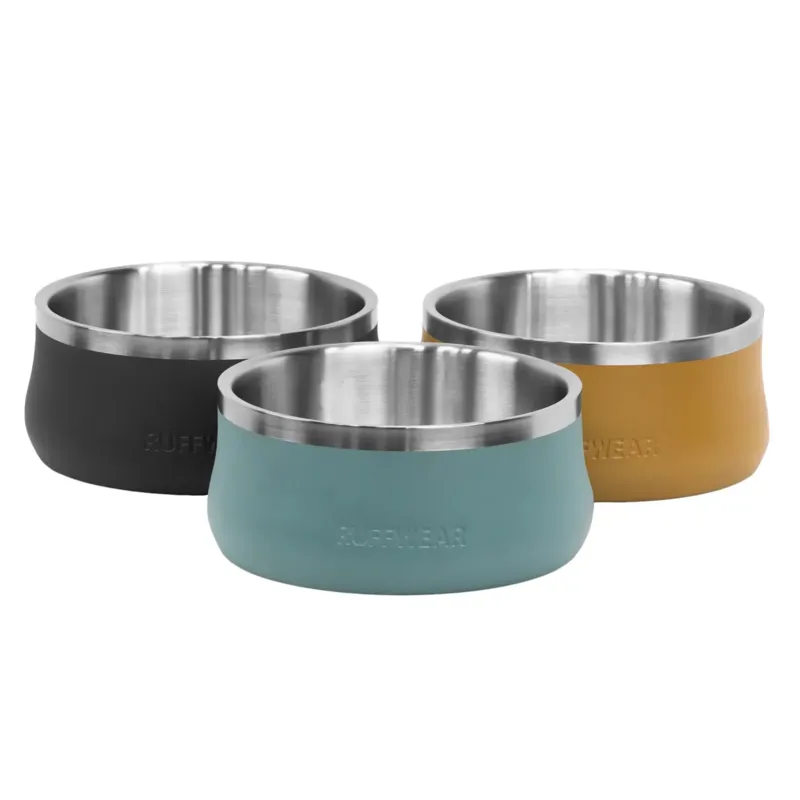 Ruffwear Basecamp Dog Bowl in Basalt Gray-2