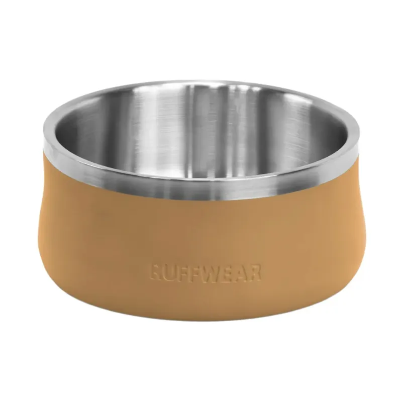 Ruffwear Basecamp Dog Bowl in Cattail Tan